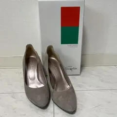 かねまつ　スエードパンプス