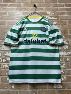 adidas セルティック　ユニフォーム　サッカーシャツ　アディダス　刺繍　古着