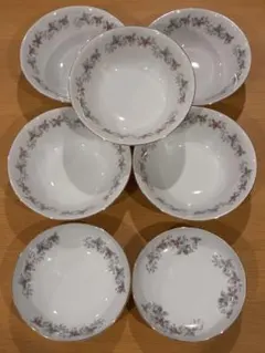 柴田陶器　深皿5枚　ボウル中　2枚　昭和レトロ　食器