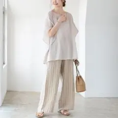 新品タグ付き B:MING by BEAMS 2WAY カフタンブラウスのサムネイル