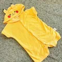 【極美品】モンポケ なりきりピカチュウ パイル地 カバーオールのサムネイル