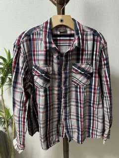 XL ビッグサイズ ネルシャツ チェックシャツ フランネル アメカジ グランジ