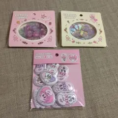 エスターバニー おはじきシール マシュマロ風シール 3点セット