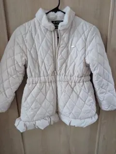 petit main プティマイン ファー衿キルト中綿ジャケット 120