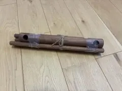 竹製 すいはつ 長さ117cm 幅8.5cm 花掛 短冊掛 茶道具 アンティーク