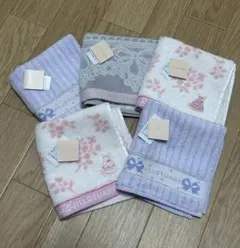 【1650→1500】JILLSTUART タオルハンカチ 5枚セット