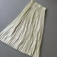 【un dix cors】ロングスカート ライムイエロー Fサイズのサムネイル