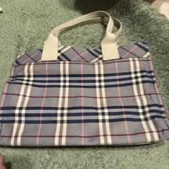 BURBERRY チェック柄トートバッグ