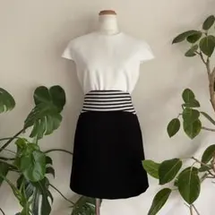 BORDERS at BALCONYホワイトカットソーKT40のサムネイル