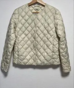 UNIQLO WARM PADDED アイボリー　Mのサムネイル