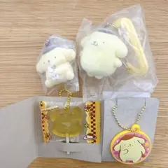 サンリオ　ポムポムプリン　食玩　ガチャガチャ　４点セット　フロッキー