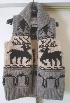 【美品】タイガーリリー　キモノスリーブカウチンニット　カナダ製　M相当　田丸麻紀 2026年最新】田丸麻紀 カウチンの人気アイテム - メルカリ