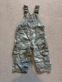 オシュコシュOSHKOSH オーバーオール/カモフラ柄　迷彩/9M(70〜80)