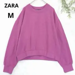 ZARA ザラ スウェット　プルオーバー　ドロップショルダー　長袖　トレーナー