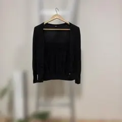 UNIQLO ユニクロ カーディガン ブラック XL