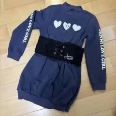 Jenni Love Girl ネイビー 長袖ワンピース