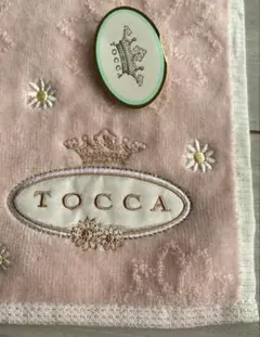TOCCA 花柄刺繍のタオルハンカチ