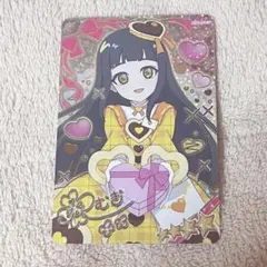 ひみつのアイプリ　つむぎ　バレンタインレターイエロー サイン