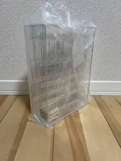 大人気【新品】無印良品 アクリル ネックレスピアス　ケース めじるし