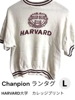 希少サイズL チャンピオン ランタグ 半袖スウェット ヴィンテージ 60年代