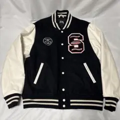 ステューシー スタジャン フェイクレザー 表記M パフィー 復刻品 ステューシー パフィ スタジャン フェイクレザー 復刻品Sサイズ