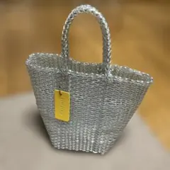 メタリックカゴバッグ【SUM1 STYLE（スミスタイル）】のサムネイル