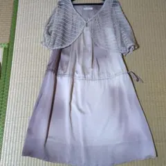 【極美品】ノーリーズ グラデーションドレス & ロペ レースボレロ セット 38