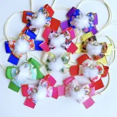 DS【お正月和柄】トリミングチョーカー10本×20セット ブラウン系 お正月にも◯ トリミングチョーカー10本 - メルカリ