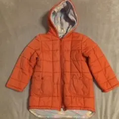 オレンジ ダウンコート 110サイズ