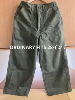 ORDINARY FITS ワークパンツ オリーブグリーン　28