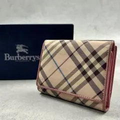 BURBERRY ノバチェック がま口 レディース 折り財布 8755