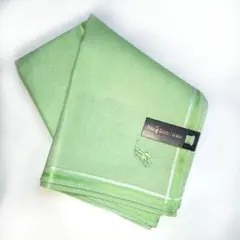 新品タグ付き✨ポロラルフローレン大判ハンカチーフ爽やかグリーンレディーススカーフ