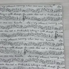 音符　ダブルガーゼ　1メートル