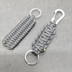 パラコードキーホルダー 黒　２個セット