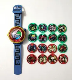 動作確認済み　DX妖怪ウォッチ タイプ零式　メダル16枚セット