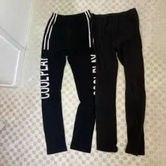 レギンス140 2セット　黒