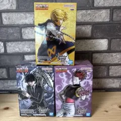 ハンターハンター フィギュア　クラピカ•ヒソカ•クロロ