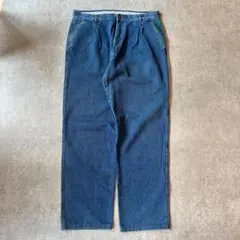 90s NAUTICA JEANS バギーワイド2タックチノパンツ マスタード - メルカリ