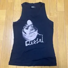 DIESEL タンクトップ ブラック 身幅41cm着丈63cmのサムネイル