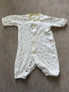 ホットビスケット　ミキハウス　動物柄ロンパース