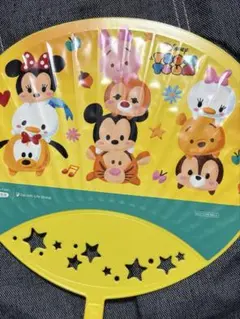 ディズニー ツムツム うちわ