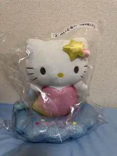 ハローキティ 人魚 ぬいぐるみ　レトロ　ヴィンテージ　オーロラピンク　貝殻 ハローキティ 人魚 ぬいぐるみ レトロ ヴィンテージ オーロラピンク