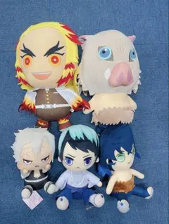 鬼滅の刃big ぬいぐるみ5点セット