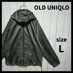 【OLD UNIQLO】 ナイロンポケッタブルパーカー　フーディ　F312
