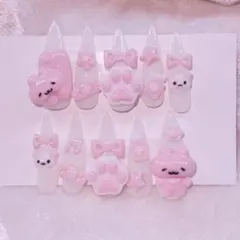 女児 ゴテゴテ 平成 ネイルチップ 地雷 量産 イベント ライブ 推し