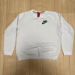 NIKE ホワイト クルーネックスウェット S 男女兼用
