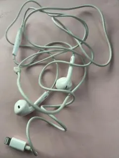 ホワイト有線イヤホンApple 純正 ライトニング iPhone