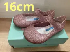 ラメサンダル　16センチ　ホーキンススポーツ　ピンク