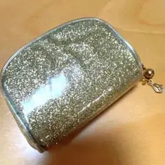 レイジースーザン　アクセサリーポーチ　ケース　ゴールドラメ　レア　ビンテージ
