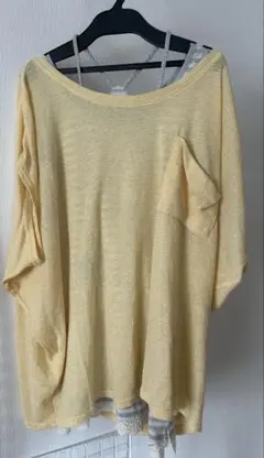 pink adobe 半袖カットソー　タンクトップ2点セット　キャミソール